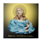 Gian Lorenzo Bernini Buste van Christus 1679 Tegeltje (Voorkant)