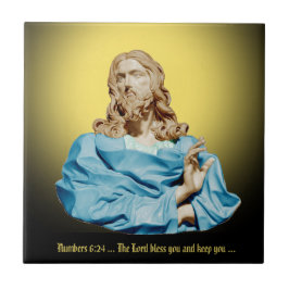 Gian Lorenzo Bernini Buste van Christus 1679 Tegeltje