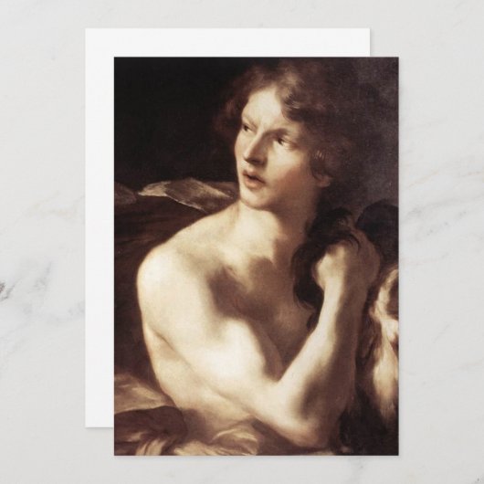 Gian Lorenzo Bernini - David met hoofd Goliath Kaart (Voorkant / Achterkant)