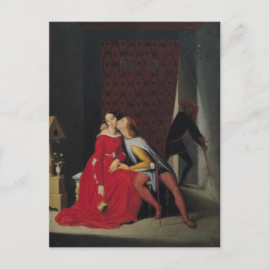 Gianciotto Discover Paolo en Francesca, 1814 Briefkaart (Voorkant)