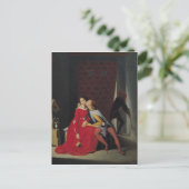 Gianciotto Discover Paolo en Francesca, 1814 Briefkaart (Staand voorkant)