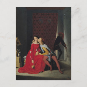 Gianciotto Discover Paolo en Francesca, 1814 Briefkaart