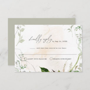 GIANNA Bohemian Etherial Greenery RSVP Briefkaart