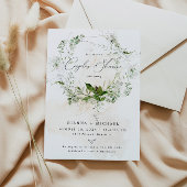 GIANNA Etherial Greenery Garden Couples Shower Kaart