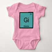 Gianna Name Chemistry Element Periodic Table Romper (Voorkant)