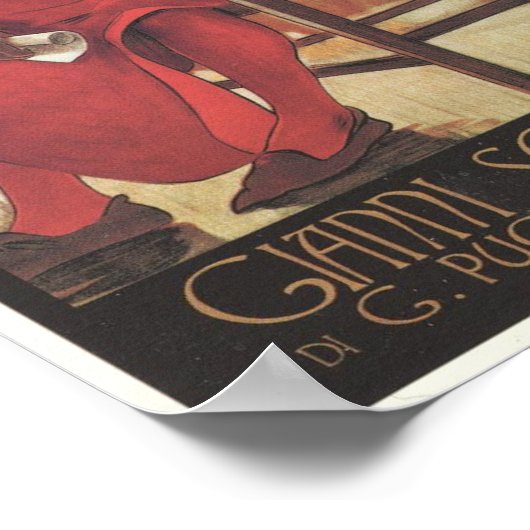 Gianni Schicchi Opera Poster (Hoek)