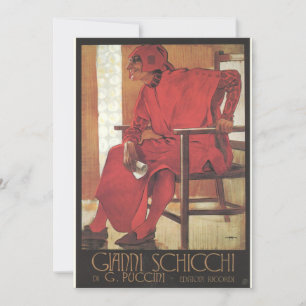 Gianni Schicchi Poster (Puccini) Kaart