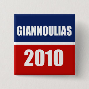 GIANNOULIAS 2010 VIERKANTE BUTTON 5,1 CM