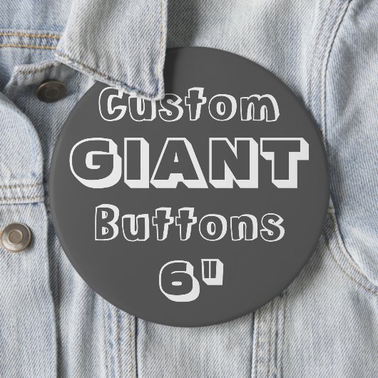 Giant 6-inch Button Pin Badge (In situ)
