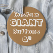 Giant 6-inch Button Pin Badge (In situ)