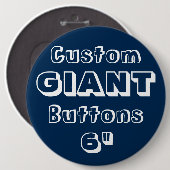 Giant 6-inch Button Pin Badge NAVY (Voorkant /achterkant)