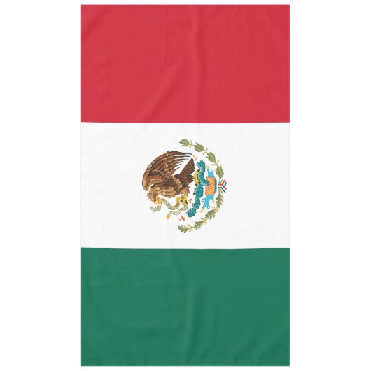 Giant Accurate Mexicaanse vlag Tablecloth Tafelkleed (Voorkant)