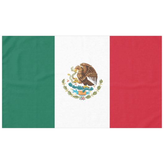 Giant Accurate Mexicaanse vlag Tablecloth Tafelkleed (Voorkant (Horizontaal))