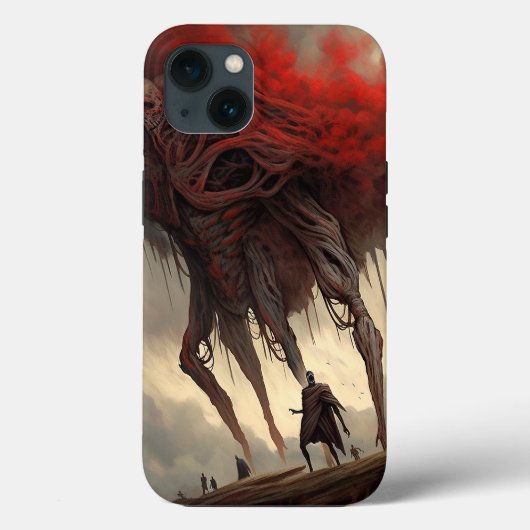 Giant Alien Walking Science Fictie Horror Art Case-Mate iPhone Case (Achterkant)