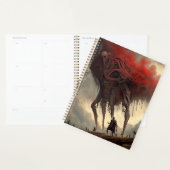 Giant Alien Walking Science Fictie Horror Art Planner (Display)