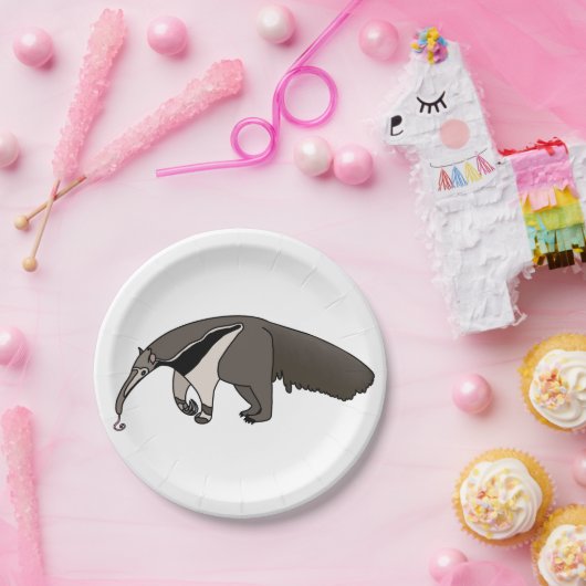 Giant Anteater Papieren Bordje (Feest)
