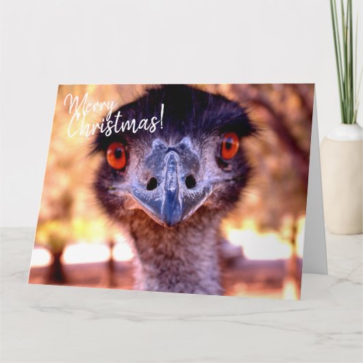 Giant Australian Christmas Kaart EMU (Voorkant)