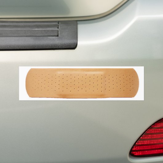 Giant Bandage Bumpersticker (Op auto)