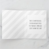 Giant Basketball Coach Hartelijk dank, zwart Bedankkaart (Binnen)