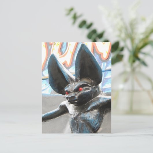 Giant Bat Briefkaart (Staand voorkant)