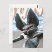 Giant Bat Briefkaart (Voorkant / Achterkant)