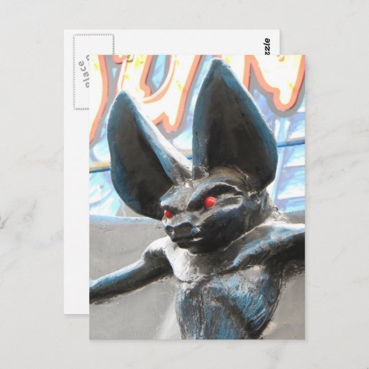 Giant Bat Briefkaart (Voorkant / Achterkant)