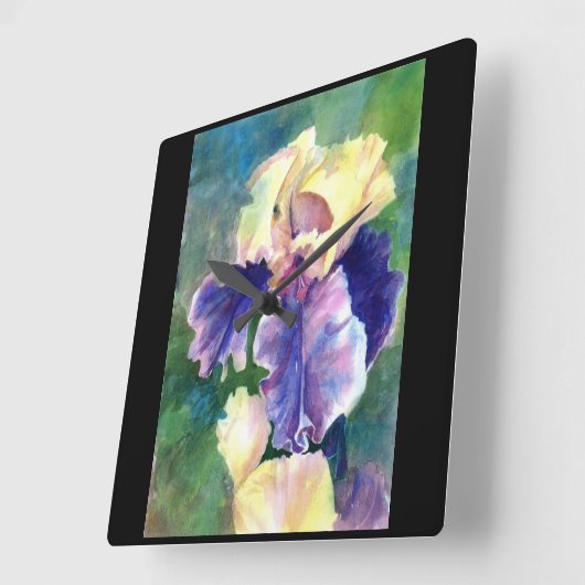 Giant Bearded Iris Vierkante Klok (Hoek)