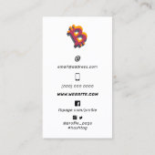 Giant Bitmunt symbool Visitekaartje (Achterkant)