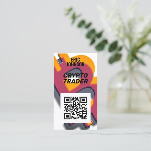 Giant Bitmunt symbool Visitekaartje (Staand voorkant)