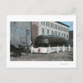 Giant Bked Potatoe Float Scene Briefkaart (Voorkant)