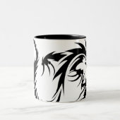 Giant Black Dragon Tweekleurige Koffiemok (Center)