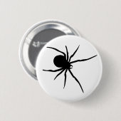 Giant Black Spider Ronde Button 5,7 Cm (Voorkant /achterkant)