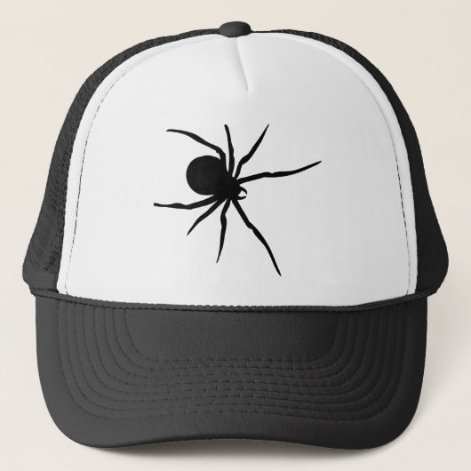 Giant Black Spider Trucker Pet (Voorkant)