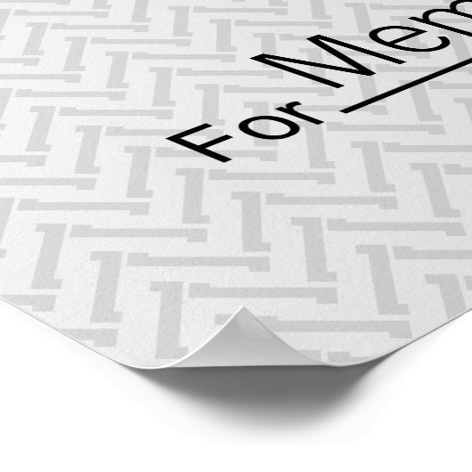 Giant Blank Check voor Sweepstakes, Awards, Liefda Poster (Hoek)