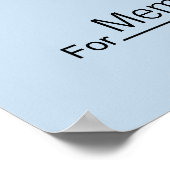 Giant Blank Check voor Sweepstakes, Awards, Liefda Poster (Hoek)