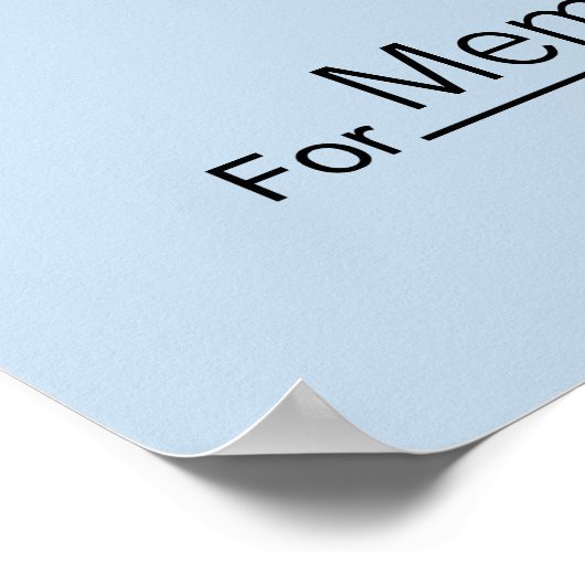 Giant Blank Check voor Sweepstakes, Awards, Liefda Poster (Hoek)