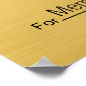 Giant Blank Check voor Sweepstakes, Awards, Liefda Poster (Hoek)