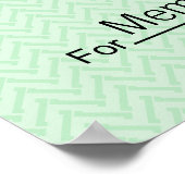 Giant Blank Check voor Sweepstakes, Awards, Liefda Poster (Hoek)