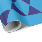 Giant Blue Jewish Stars Cadeaupapier (Rol Hoek)