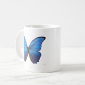 Giant Blue Morpho Butterfly Koffiemok (Voorkant links)