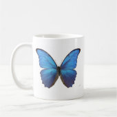 Giant Blue Morpho Butterfly Koffiemok (Links)