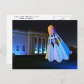 Giant Blue Shuttlecock, Kansas City, Missouri Briefkaart (Voorkant / Achterkant)