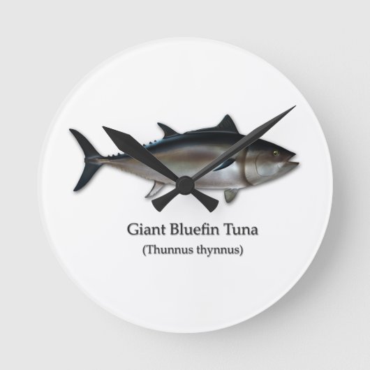 Giant Bluefin Tuna Ronde Klok (Voorkant)
