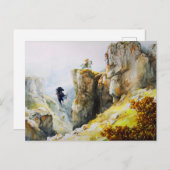 Giant Bodo Falls Rosstrappe Legend Watercolor Briefkaart (Voorkant / Achterkant)