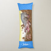 Giant body cushion nijlpaarden in de modder lichaamskussen (Achterkant (Verticaal))