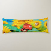 Giant Body Cushion slaperig lieveheersbeestje in Z Lichaamskussen (Achterkant)