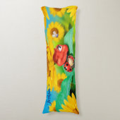 Giant Body Cushion slaperig lieveheersbeestje in Z Lichaamskussen (Voorkant Verticaal)