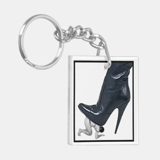 Giant Boot Art - slave stomp Sleutelhanger (Voorkant Links)