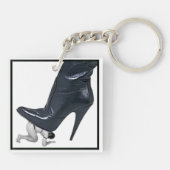 Giant Boot Art - slave stomp Sleutelhanger (Achterkant)