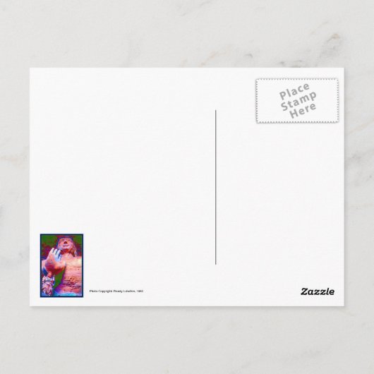 Giant Buddha in Yungang Caves China Briefkaart (Achterkant)